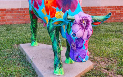 A Painted Texan Steer